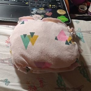 Small geometric tree pillow